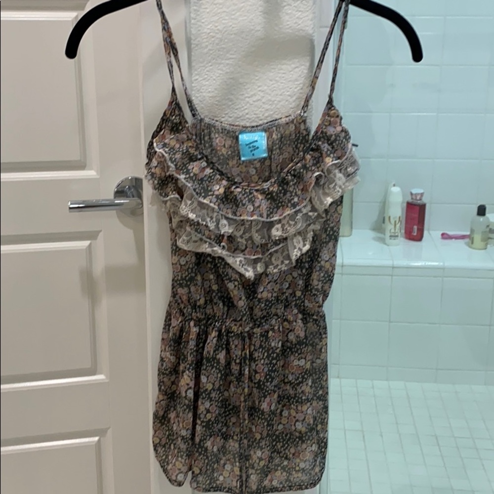 H.I.P. Floral babydoll top